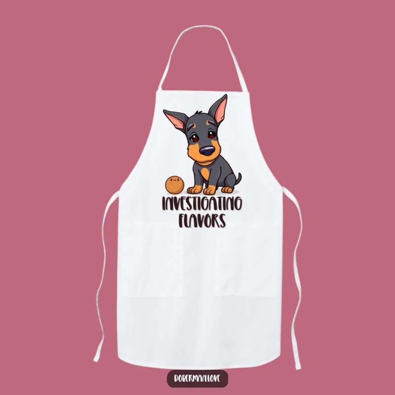 Funny Doberman Apron: Cook Up Laughs with This Hilarious Dog Chef Design