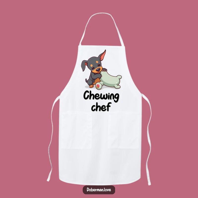 Funny Tiny Doberman Apron: Playful Pup, Tough Kitchen, Perfect Gift