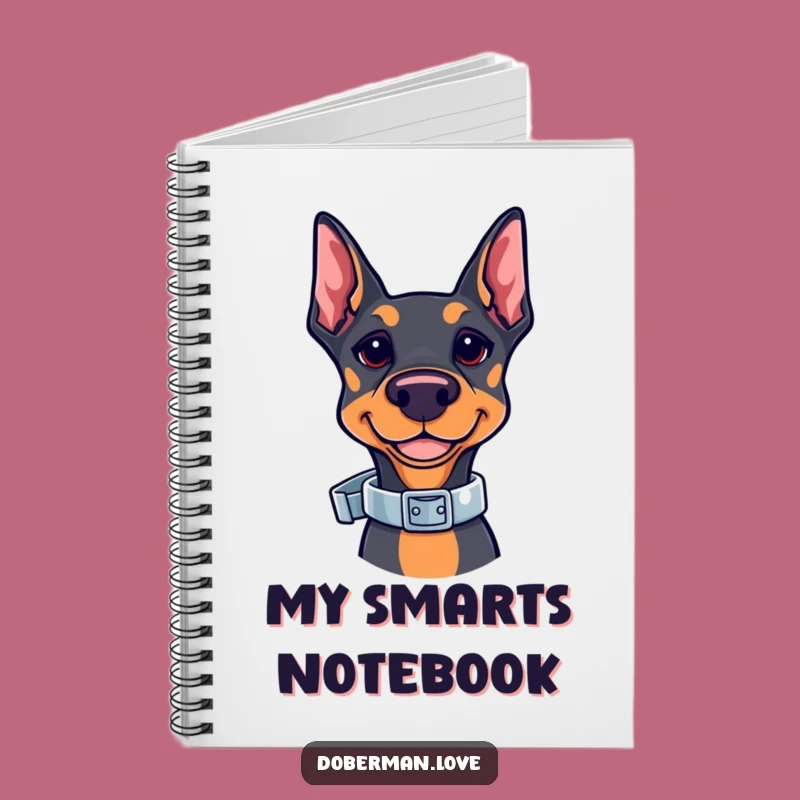 Funny Kawaii Doberman Notebook: Collar Balance Journal - Ideal Funny Gift